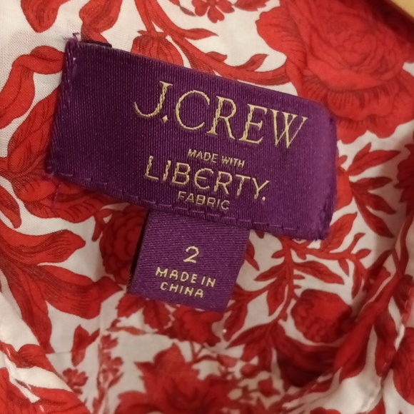 J. Crew x Liberty of London Sambourne Cropped garçon Shirt - Picture 11 of 11